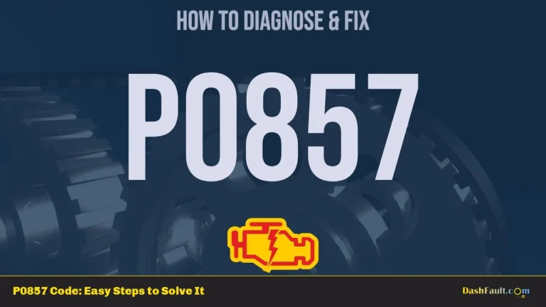 P0857 Code: Easy Steps to Solve It