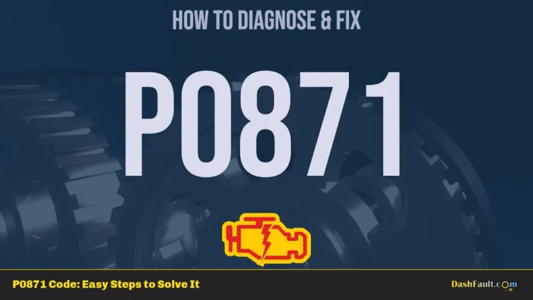 P0871 Code: Easy Steps to Solve It