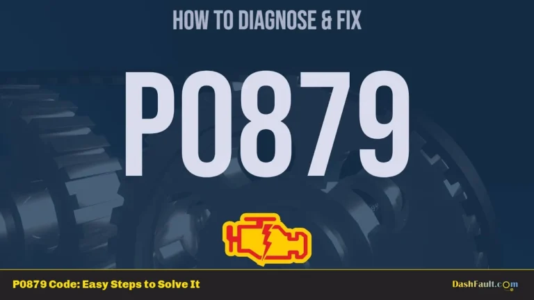 P0879 Code: Easy Steps to Solve It