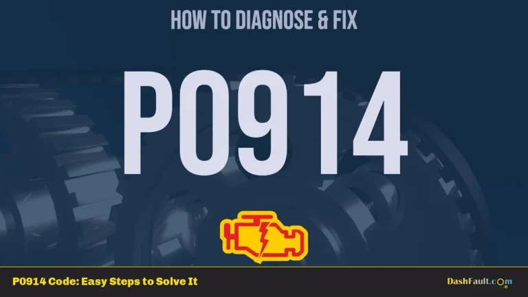 P0914 Code: Easy Steps to Solve It