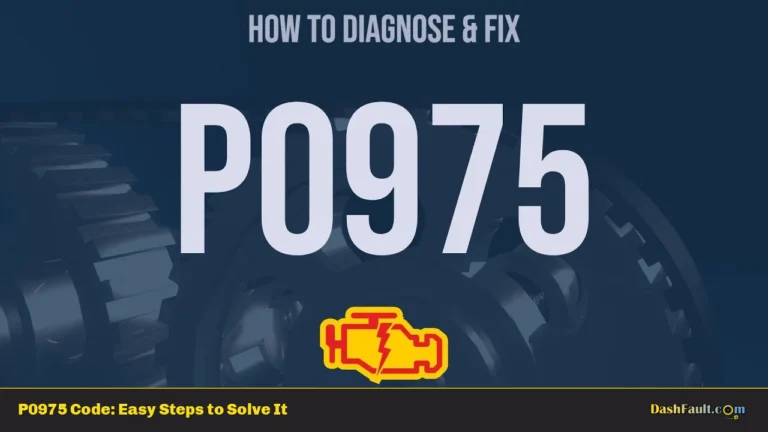 P0975 Code: Easy Steps to Solve It