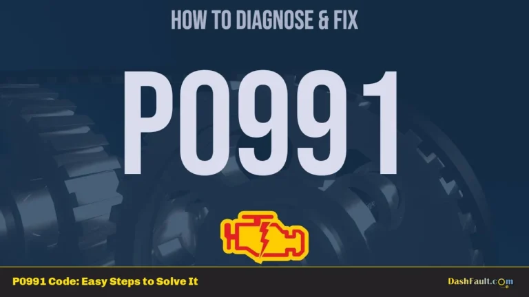 P0991 Code: Easy Steps to Solve It