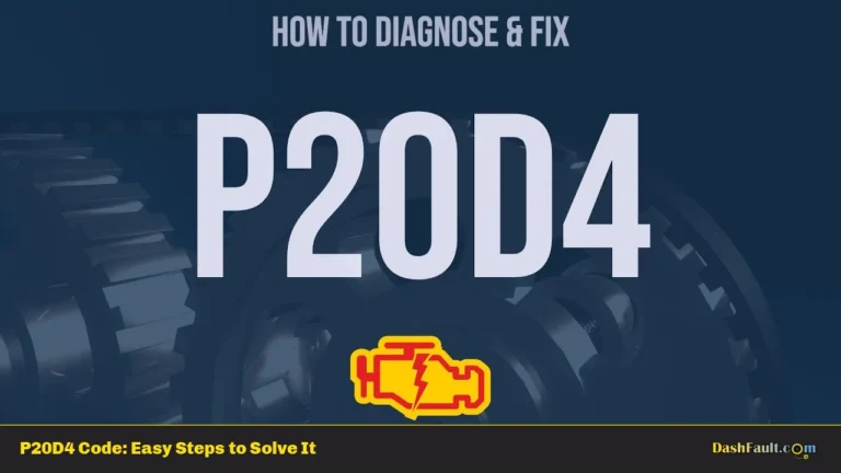 P20D4 Code: Easy Steps to Solve It