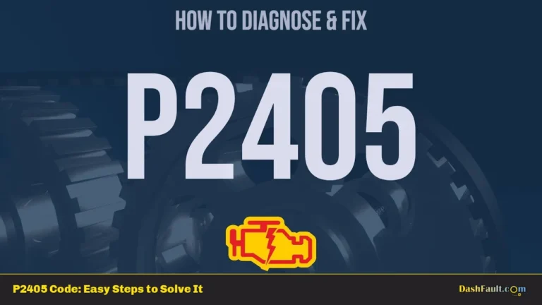 P2405 Code: Easy Steps to Solve It