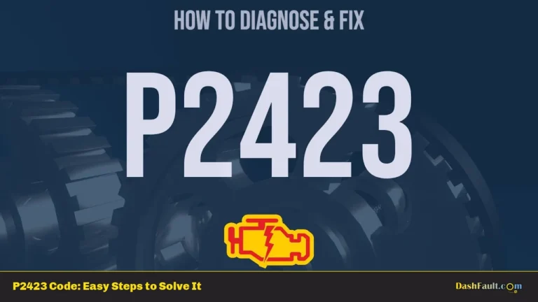 P2423 Code: Easy Steps to Solve It