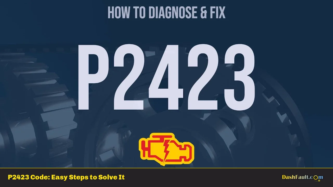 P2423 Code: Easy Steps to Solve It